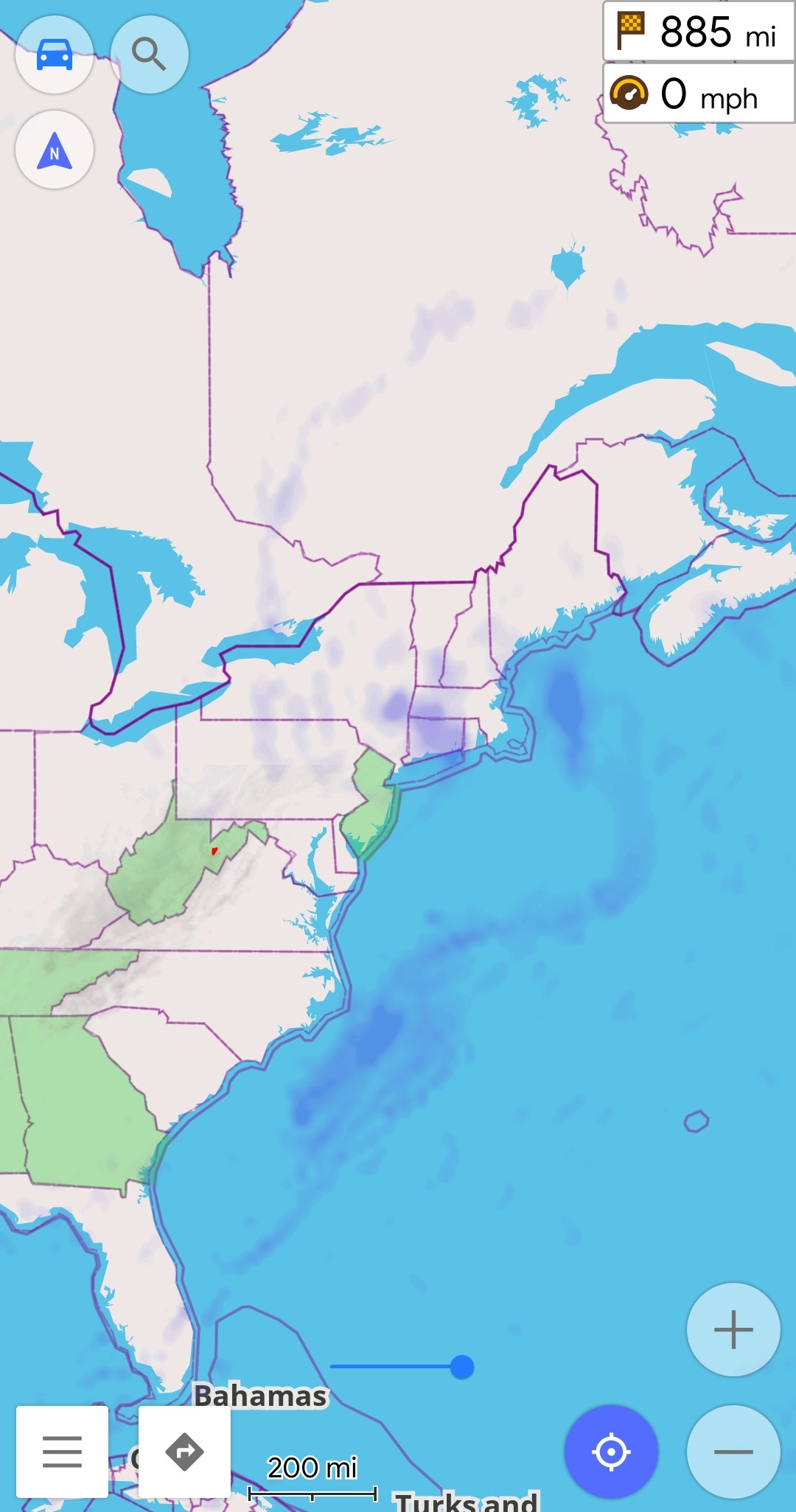 Screenshot from Open Street Map with Open Weather Map Precipitation Overlay